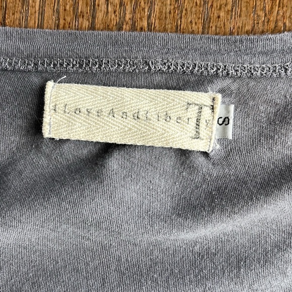4 Love And Liberty Johnny Was gray flowy top /jacket S - Picture 3 of 5
